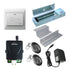 1200 lbs Magnetic door lock with button release, wireless receiver and remotes - FPC-7467