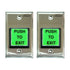 Green push to exit button with timer delay - FPC-7486