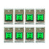 Pack of 8 green request to exit buttons - VIS-7000 Visionis