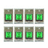 Pack of 8 green request to exit buttons - VIS-7000 Visionis