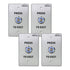 Pack of 4 weatherproof push to exit buttons with LED indicator - Visionis VIS-7001