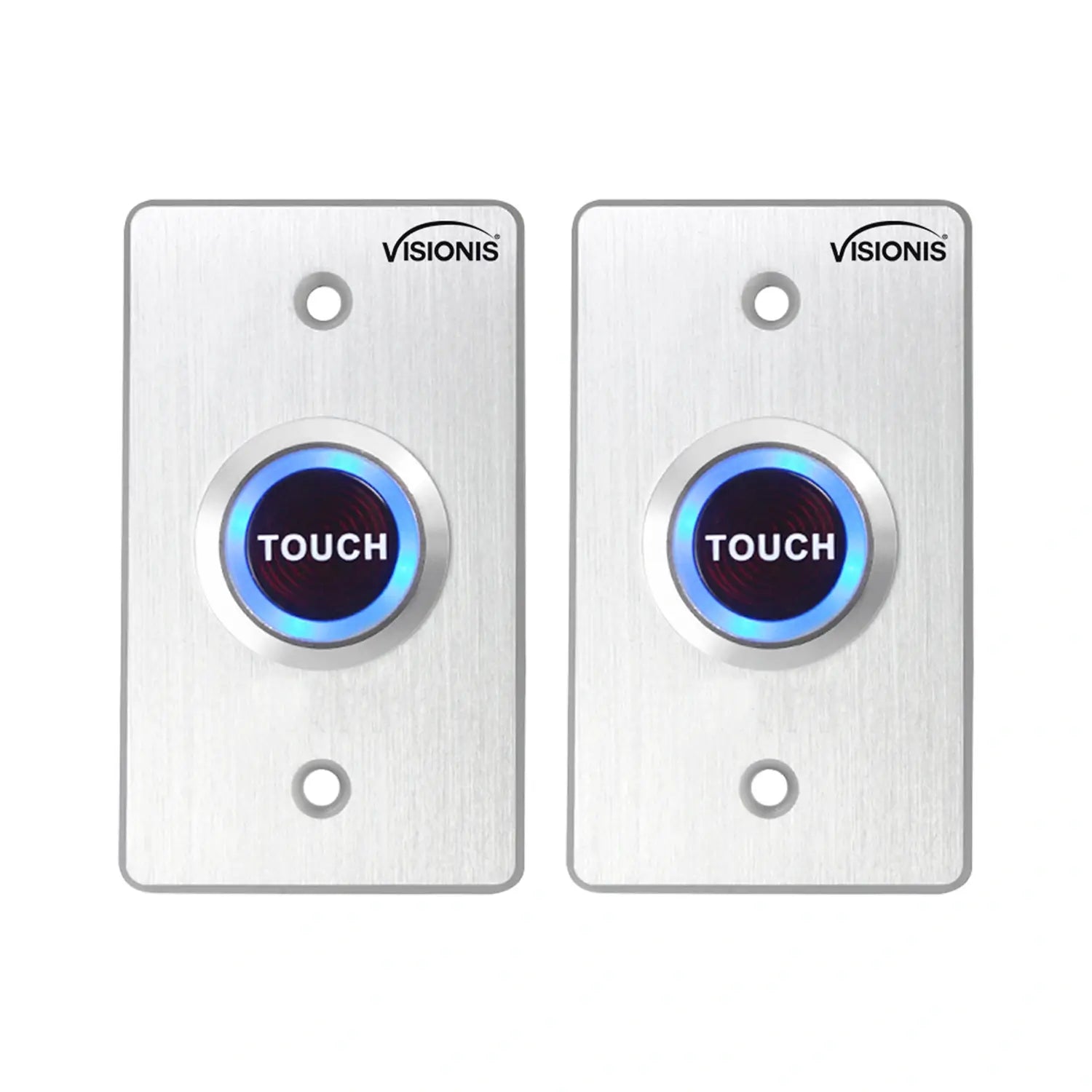 Pack of 2 Touch Request To Exit Button For Door Access Control - VIS-7005 Visionis