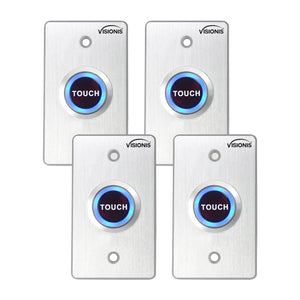 Pack of 4 Touch Request To Exit Button For Door Access Control - VIS-7005 Visionis