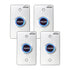 Pack of 4 Touch Request To Exit Button For Door Access Control - VIS-7005 Visionis