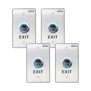 Pack of 4 No Touch Exit Buttons for Access Control