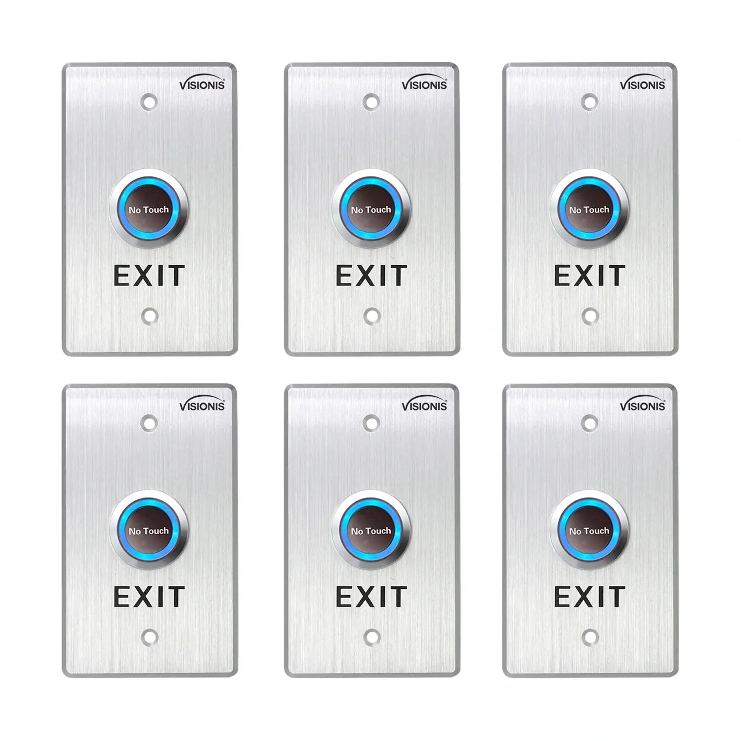 Pack of 6 No Touch Exit Buttons for Door Release