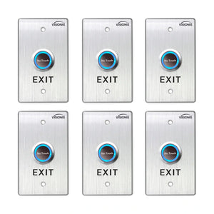 Pack of 6 No Touch Exit Buttons for Door Release