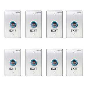 Pack of 8 No Touch Exit Buttons for Door Access Control