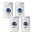 Pack of 4No Touch Exit Button with Timer Delay. Mid Size with Blue LED Light - FPC-7567 Visionis