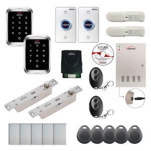 Door access control system for office with Electric Bolt Lock, Software, proximity card reader and controller - FPC-7979
