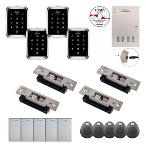 Access control security systems with Electric Door Strikes, Software, proximity card reader and controller - FPC-7994