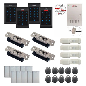 Commercial building access control systems with Electric Door Strikes, Software, proximity card reader and controller - FPC-8060