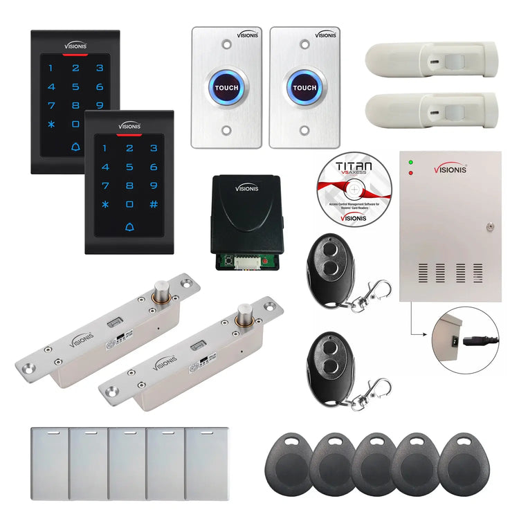 Business access control systems with Electric Bolt Lock, Software, proximity card reader and controller - FPC-8083