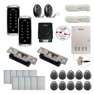 Card access control systems with Electric Door Strikes, Software, card reader and controller - FPC-8148