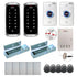 Commercial access control systems with 1200 lbs Magnetic Door Locks, Software, card reader and controller - FPC-8167