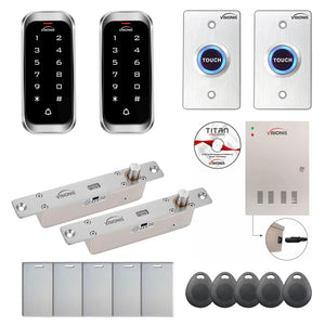 Building access control systems with electric bolt lock, Software, card reader and controller - FPC-8183