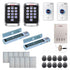 Access control security systems with 600 lbs Magnetic Door Locks, card readers, software - FPC-8230