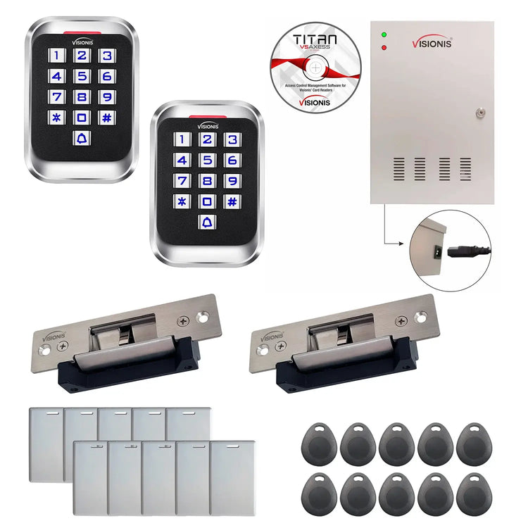 Access control systems for office buildings with Electric Door Strikes, card readers, software - FPC-8248