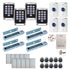 Access control systems for office buildings with 600 lbs Maglocks, card readers, push to exit buttons, software - FPC-8254