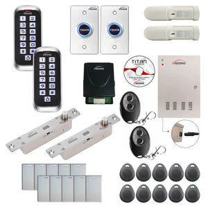 Commercial door access control systems with electric bolt lock, card readers, software - FPC-8355