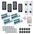 Commercial door access control systems with 1200 lbs maglocks, card readers, exit buttons, software - FPC-8359