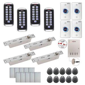 Commercial building access control systems with Electric Bolt Lock, card reader, software - FPC-8372
