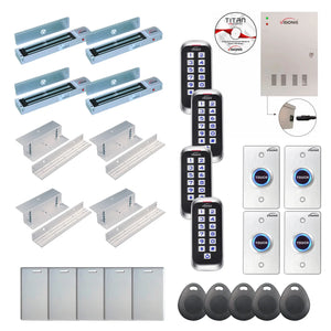 Building access control systems with 600 lbs maglocks, card reader, Software - FPC-8401
