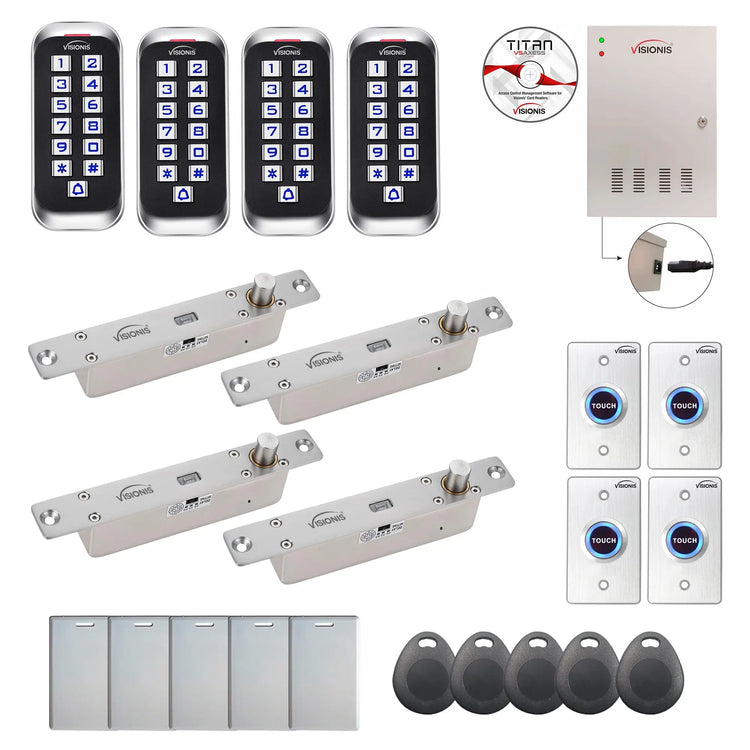 Building access control systems with Electric Bolt Lock, card reader, Software - FPC-8409