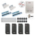 Card access control systems with 600 lbs magnetic door locks, controller box, wiegand card reader - FPC-8530