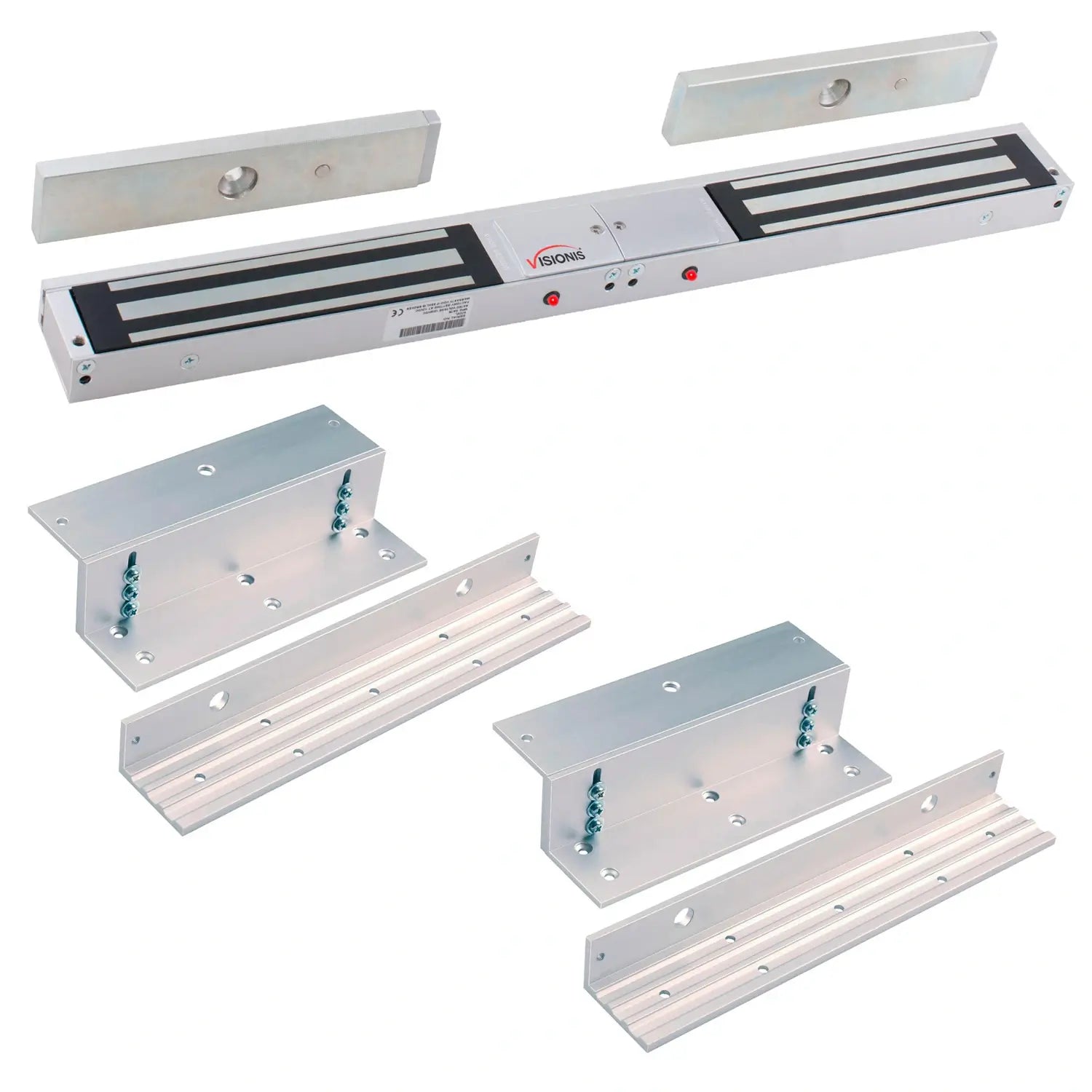 Double door maglock for access control with Z and L bracket - FPC-8906