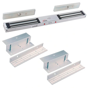 Double door maglock for access control with Z and L bracket - FPC-8906