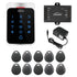 Standalone Access Control Keypad and Card Reader + Mini Controller + Pack 10 Proximity Key Tags + Power Supply - FPC-8911