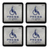 Handicap Button for Door Access Control Pack of 4 units - FPC-8913