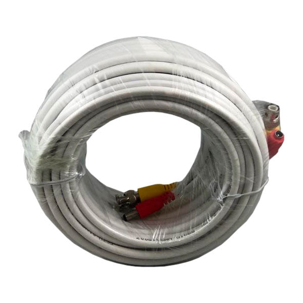 FPC-CCTV-50FT RG56/U BNC Premade Wire/Cable, 50 Feet, White Color