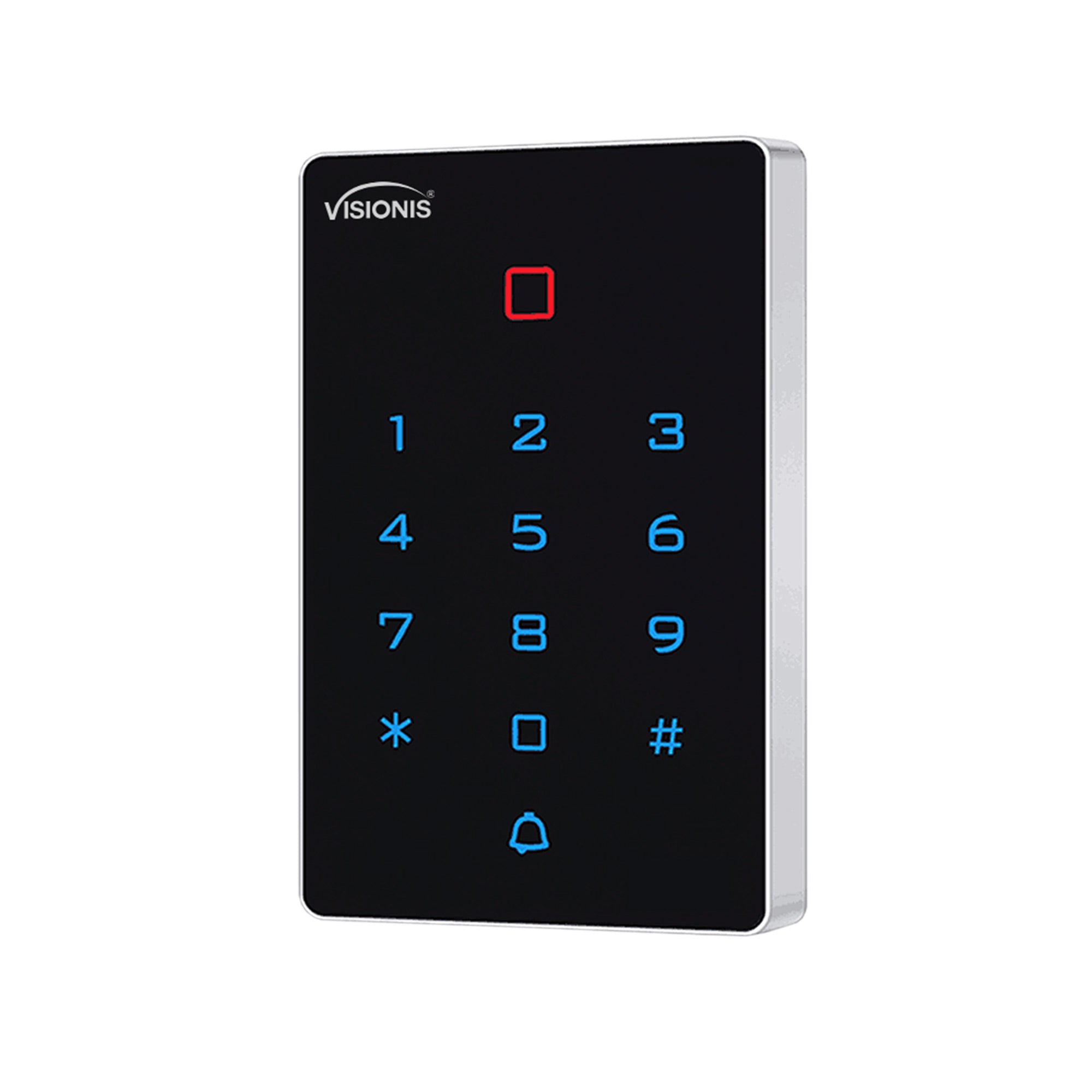 Visionis VIS-3025 - Access Control Indoor Outdoor Weatherproof WIFI + Digital Touch Keypad + Reader Standalone with Mini Controller + Wiegand 26 + 125 kHz EM Cards With Doorbell