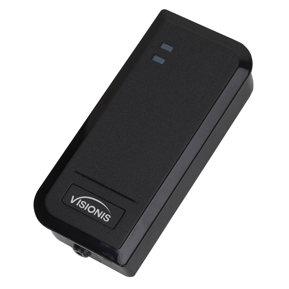 Proximity card reader, Visionis VIS-3100, IP66-rated, outdoor access control reader, Wiegand 26 bit compatible