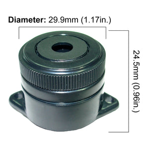 Piezo Alert Buzzer for Access Control Dimensions - VIS-BZ-100