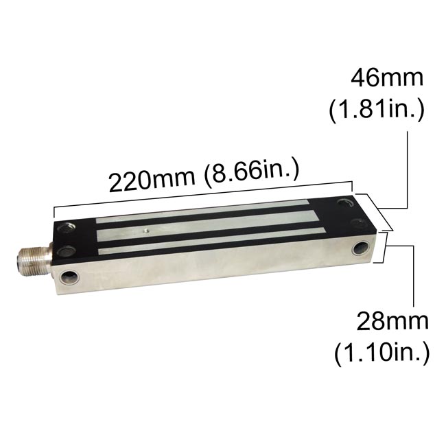 800lbs Outdoor Electromagnetic Locks VIS-SS800-G