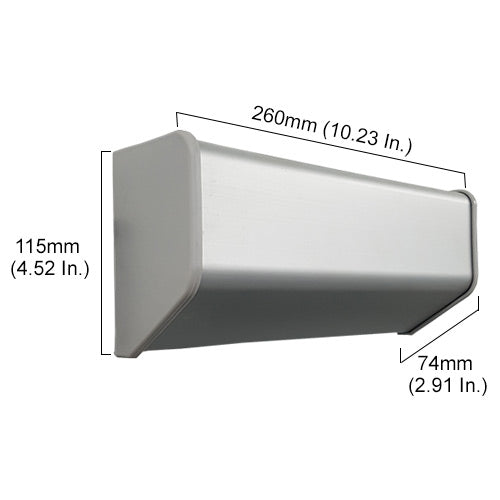 VIS-ZL600-Cover - L and Z Bracket Cover for 600lbs VIS-ML600LED Maglock for In Swinging Door