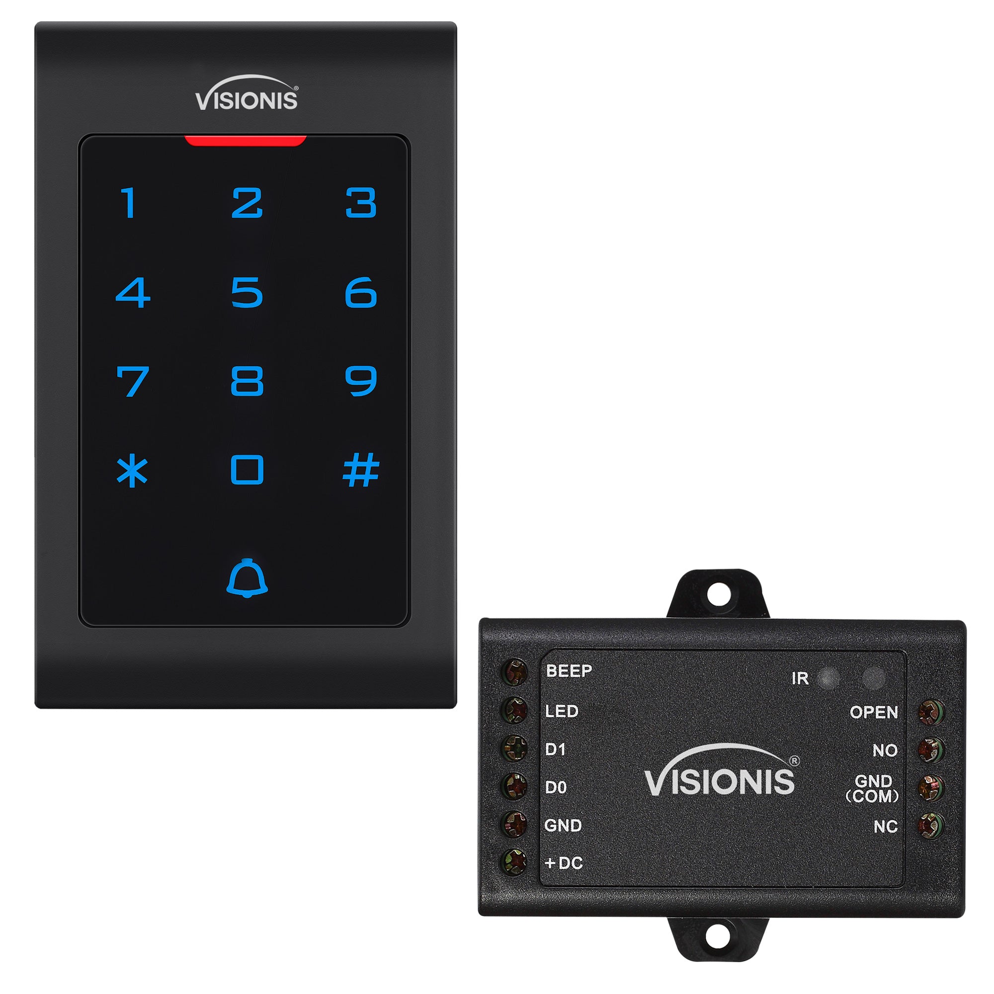 Visionis VIS-3002 Security Access Control Keypad, indoor use, standalone design, 1000 users