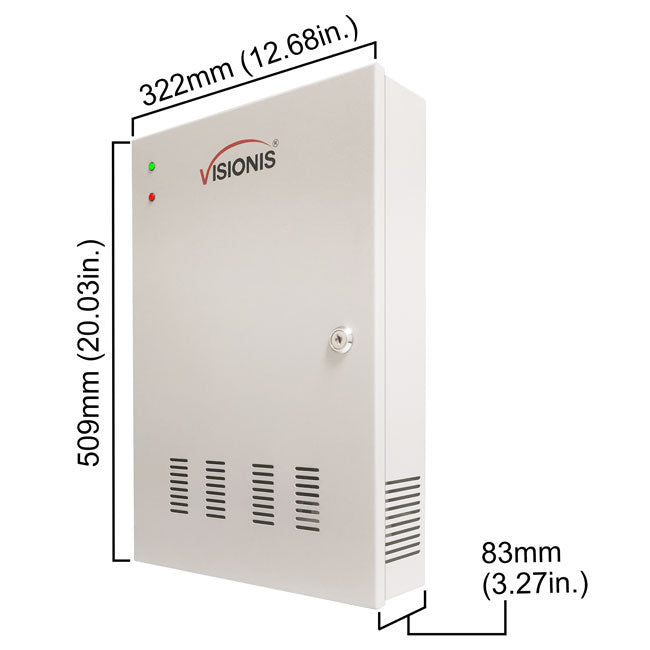 Two Doors + Network Access Control Panel + Controller Board With Cabinet VIS-AXESS-2DLX