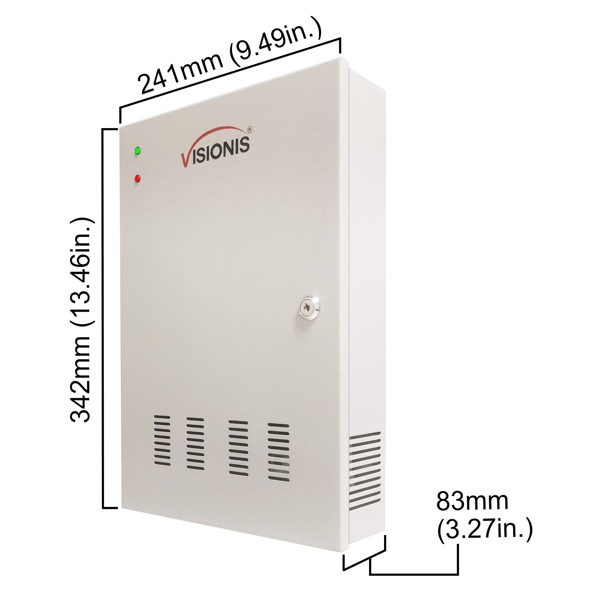 Two Doors + Network Access Control Panel + Controller Board With Cabinet VIS-AXESS-2D-ETL