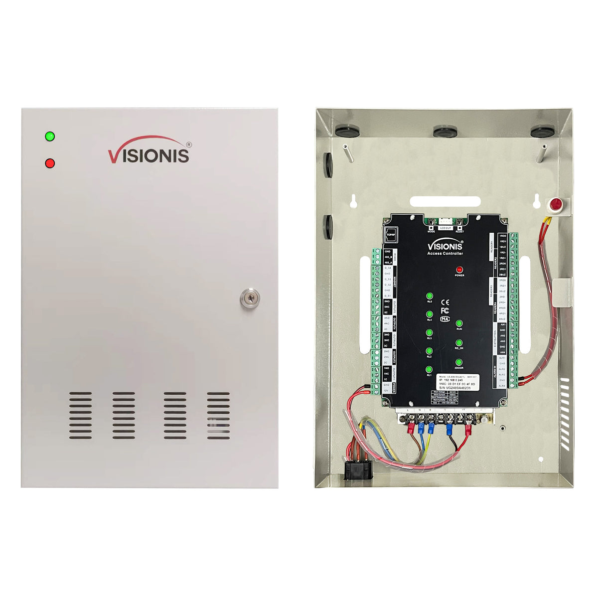 Vision Control Panel Visionis Access Control Products | Controllers, Keypads and Card Readers