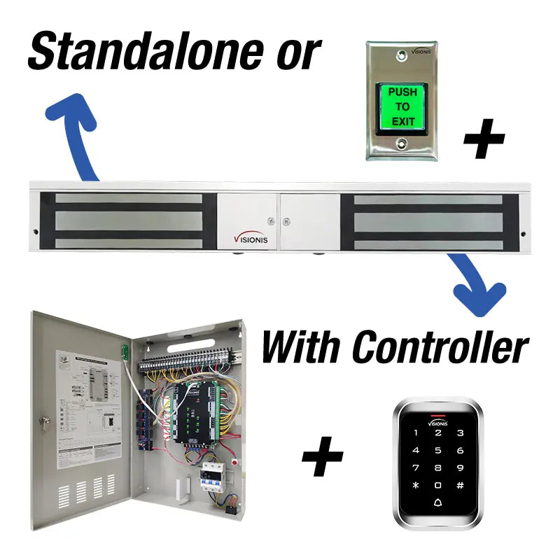 Double door maglock for access control VIS-1200D-LED Visionis