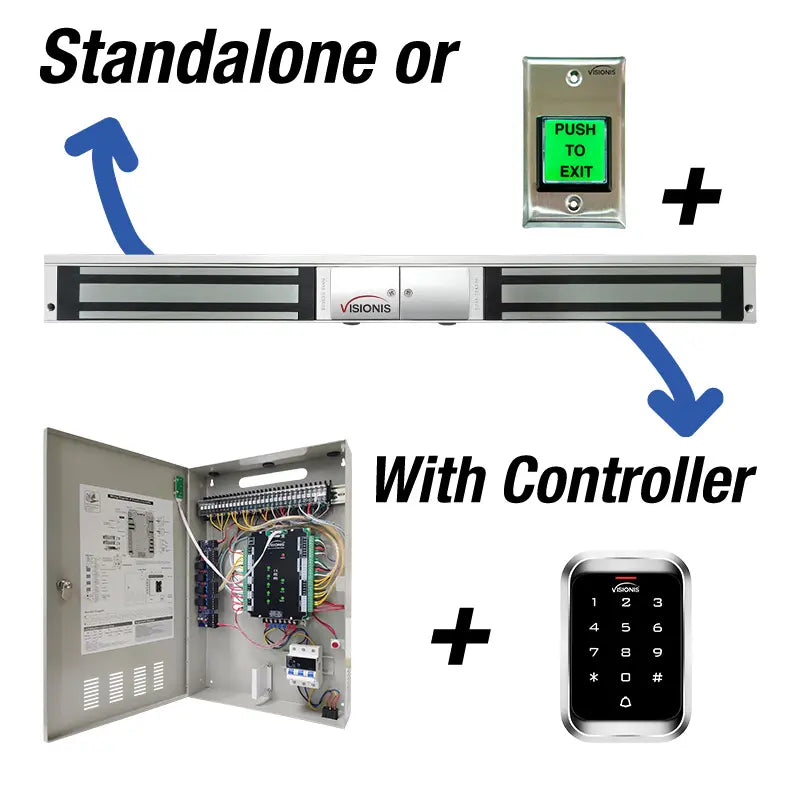 Double door maglock for access control VIS-600D-LED Visionis