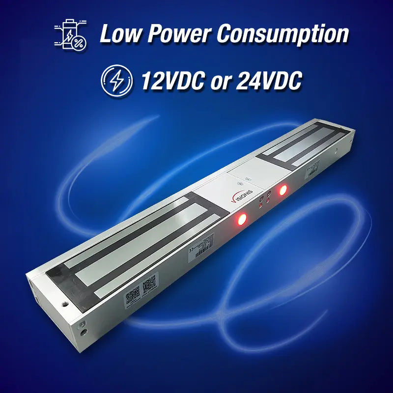 Double electromagnetic lock 1200lbs holding force