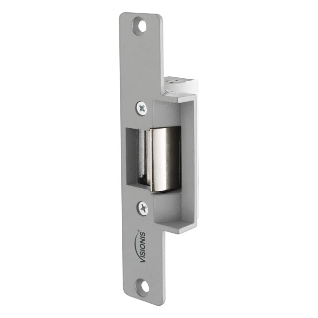 Electric Door Strike for Wood and Metal Door. 770lbs (350kg) Holding Strength. Stainless Steel. 12V Fail Secure Normally Open. VIS-EL100-FSE Visionis