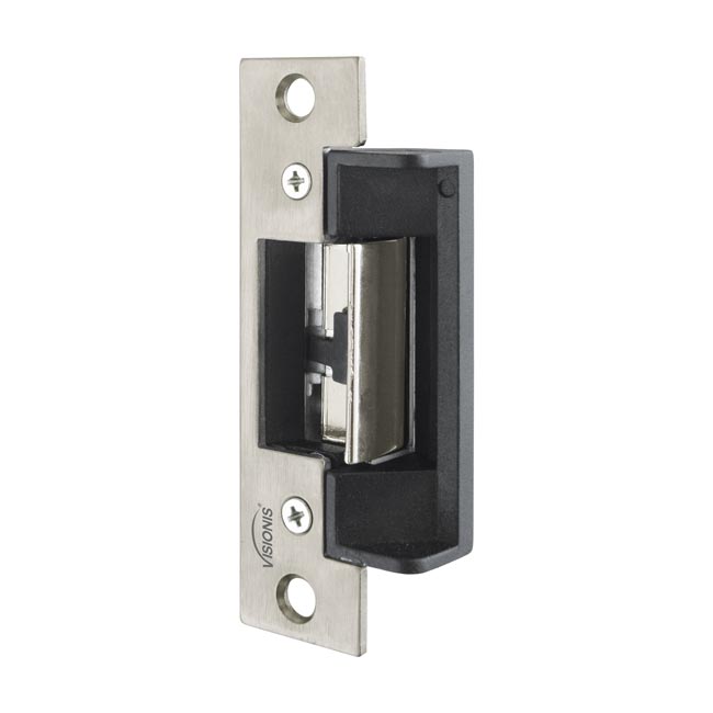 Visionis VIS-EL102-FSA - 770lbs Electric Door Strike for Wood and Metal Doors 12V Fail Safe, Normally Closed with Rubber Lining