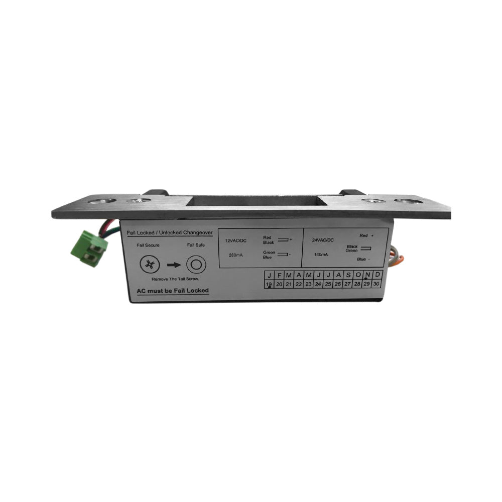Electric door strike side view - VIS-EL104-FSESA Visionis