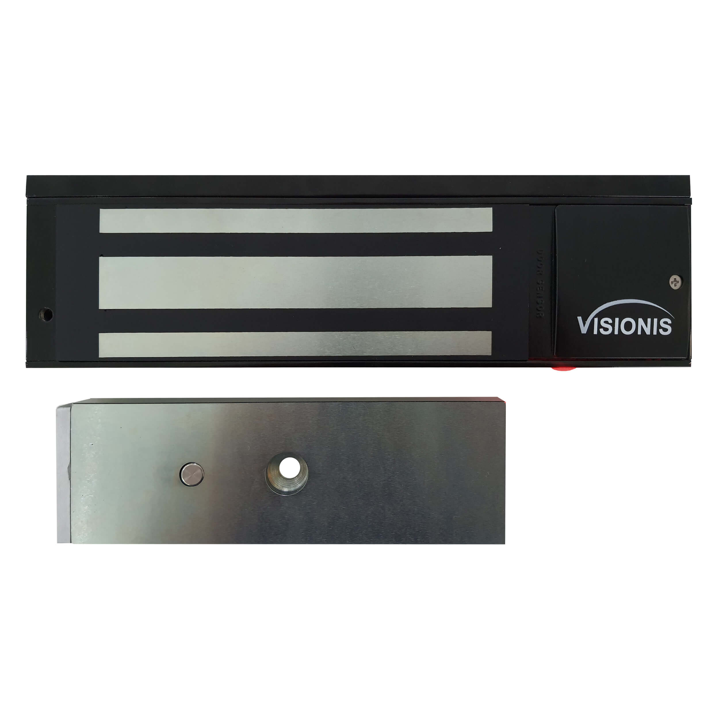 Indoor Maglock 1200 lbs - Black Color VIS-ML1200LED-BL Visionis